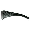 thumbnail image 6 of Piranha Eyewear Inspired Black Frame Sunglasses For Women with Smoke Lens, 6 of 7