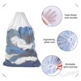 thumbnail image 6 of MOPOOR Large Mesh Laundry Bag,Laundry Hamper Liner, Heavy Duty Mesh Laundry Bags Drawstring Lockable, Machine Washable, for Ball Storage, Travel, Sports Factories, Dorms, 6 of 9