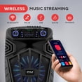 thumbnail image 3 of Altavoz PA Bluetooth portátil Pyle 1680W con micrófono inalámbrico, 3 of 7