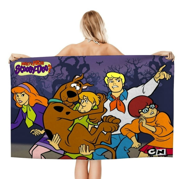 Scooby Gifts Beach Towel for Women Girl Birthday Inspired Fan Bath Outdoor Music Lover