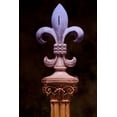 thumbnail image 2 of McNemar, C. Thomas 11x14 Gold Ornate Wood Framed with Double Matting Museum Art Print Titled - Fleur de Lis II, 2 of 4