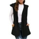thumbnail image 1 of Chaqueta informal de felpa con capucha de color sólido de longitud media para mujer Fridja BV0+195, 1 of 6