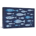 thumbnail image 1 of Global Gallery's 'Sunday on the Coast VIII' By Pela Stretched Canvas Wall Art, 1 of 4