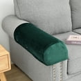 thumbnail image 3 of Rosnek 2Pcs Velvet Armrest Covers for Chairs and Sofas Couch Arm Covers for Sofa Thickened Velvet Armrest Covers Anti-Slip Furniture Protector Washable Armchair Slipcovers, 3 of 9