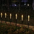 thumbnail image 5 of EUDIDV 4Pcs Solar Candle Lights Halloween, Christmas LED Flameless Pillar Candle Light Outdoor Garden Lights Night Lamp For Patio Decor Decorative Lights Haunted House Lights, 5 of 7