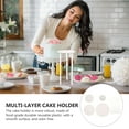 thumbnail image 5 of SOPOTUTU Cake Support Pads Reusable Plastic Tiered Cake Construction for Home White, 5 of 8