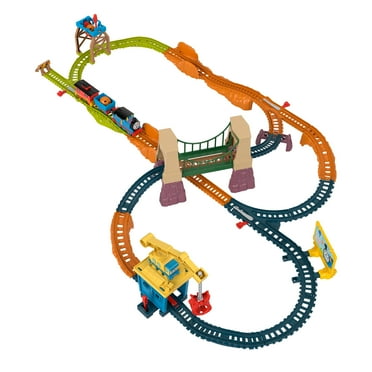 Thomas & Friends A Bridge to Sodor Motorized Toy Train & Track Playset, 32 Pieces, Preschool Toys
