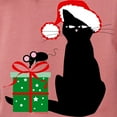 thumbnail image 3 of CafePress - Santa Cat & Mouse - Womens Comfort Colors® Shirt, 3 of 4