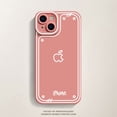 thumbnail image 1 of Funda de teléfono translúcida esmerilada para iPhone, carcasa protectora de silicona, línea bidimensional, cómic, iPhone 13 Pro Max, iPhone 14, 12, 11, XS, XR, X, 1 of 4