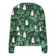 thumbnail image 4 of Puntoco Chaqueta Informal Con Botones Y Estampado Navideño Para Mujer, 4 of 5