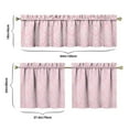 thumbnail image 6 of Floral Farmhouse Curtains 24 Inch - 3 Panel Boho Country Set with Vintage Botanical Print, Rod Pocket Window Treatment, 6 of 6