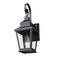 thumbnail image 3 of Z-Lite 5029S Raphael 19" Tall Outdoor Wall Sconce - Black, 3 of 7