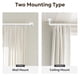 thumbnail image 5 of Barra de Cortina Zeerobee Ajustable 81-122 cm Blanca, 5 of 9