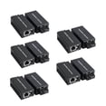 thumbnail image 1 of 5 Pairs Mini Gigabit Fiber Optical Media Converter 100/1000Mbps Optical Transceiver Ethernet Switch SC to RJ45 20Km Co, 1 of 5