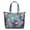 Floral, variant on Space Geek Inspired Travel Tote Bag Featuring Nebula Star Constellation Lightweight Weekender Bag, Multipurpose for Yoga, Hiking, Business Travel