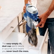 Shark Rocket Corded Stick Vacuum, Carpet and Hardfloors, Pet Friendly, Swivel Steering, Removable Handheld, HV200 Blue