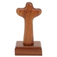 thumbnail image 1 of Wood Cross Tabletop Decor, Express  Wooden Cross Decor With Base For Home For Office For  Large, 1 of 8