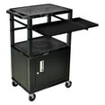 thumbnail image 2 of Front and Side Pullout Shelf Cart w/ Cabinet Black Legs, 2 of 3