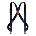 thumbnail image 3 of SGFCWSX Men's Utility X-Back Suspenders, Elastic 4-Clip Adjustable Outdoor Navy, 3 of 3