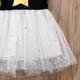 thumbnail image 4 of Vestido De Princesa Sin Mangas Con Estampado De Estrellas Y Retazos De Tul Con Cuello Redondo Para NiñAs PequeñAs, 4 of 4