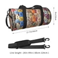 thumbnail image 2 of Easygdp Funny Dogs Family Travel Duffle Bag,Carry on Bag Travel Bags Gym Bag Carry On Luggage Bags, 2 of 6