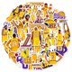 thumbnail image 1 of Paquete de pegatinas Kobes Bryants de vinilo impermeable, 50 unidades, 1 of 2