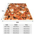 thumbnail image 3 of KLL Halloween 2 Pattern Fleece Throw Blanket,Fleece Throw Blankets for Couch & Bed All Season Use-80"x60", 3 of 7