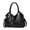 Black, variant on Womens Soft Top Handle Hobo Bag Large Capacity Satchel Travel Handbag Pu Shoulder Bags Handbag Fashion Work Purse