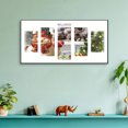thumbnail image 3 of Cuadros Decorativos 5D Navidad Papá Noel muñeco de nieve imágenes con 5 paneles Wdftyju completo redondo diamante mosaico vacaciones arte imagen colgante decoración del hogar, 3 of 9