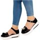 thumbnail image 2 of Sandalias de Cuña Media con Punta Abierta Básica Para Mujer, Sandalias de Punta Abierta Zapatos de Mujer Zapatillas de Deporte Cuñas de Moda Para Mujer Alpargatas Calzado Deportivo de Verano,T-36 Xishao ropa, 2 of 2