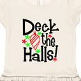 thumbnail image 3 of Inktastic Deck the Halls Christmas Ornament Gift Toddler Girl Dress, 3 of 4