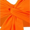 thumbnail image 5 of JDEFEG Girls Bathing Suit Summer Tankini Sets Large Bow Cute Bikinis Beach Sport Swimwear Girls Swimwear Solid Color Print Split Two Piece Dress Swimsuit Orange 8-10 Years, 5 of 5