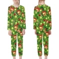 thumbnail image 3 of Renewold Family Christmas Pjs Matching Sets Baby Matching Jammies for 7-8 Years Old Boys Girls Holiday Xmas Sleepwear Set 2 Pieces Xmas Ball Candy Canes Nightwear, 3 of 5