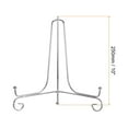 thumbnail image 2 of Uxcell 4Pack 10 Inch Plate Stands for Display Iron Folding Easel Plate Holders, Silver, 2 of 5