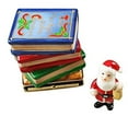 thumbnail image 4 of Christmas Books with Santa Limoges Box Porcelain Figurine, 4 of 4