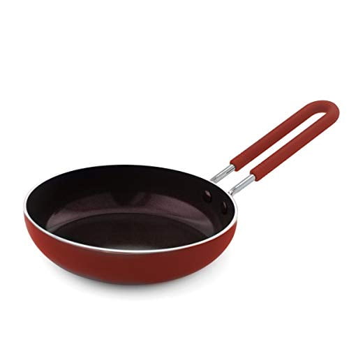 Blue Diamond Cookware Red Diamond mini ceramic egg pan, 0
