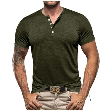 JAKANYQ Men's Tees 2024 Summer Fashion Casual Slim Short Sleeved T Shirt Simple Stretchy