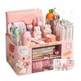 thumbnail image 6 of Multipurpose Desk Organiser Storage Box With Drawers Desktop Pen Storage Case, 6 of 17