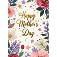 thumbnail image 4 of Floral Happy Mother's Day Backdrop Banner Decoration Background Flower Print Party Supplies Wall Hanging Photography Props Mother's Day Celebration, 4 of 7