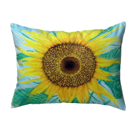 Betsy Drake KS1003 11 x 14 in. Dicks Sunflower Non-Corded Indoor & Outdoor Pillow