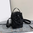thumbnail image 4 of Bolso bandolera cuadrado pequeño, informal, de moda y sencillo, ideal para viajes al aire libre, bolso de mano o de hombro. Bolso bandolera portátil de lona., 4 of 6