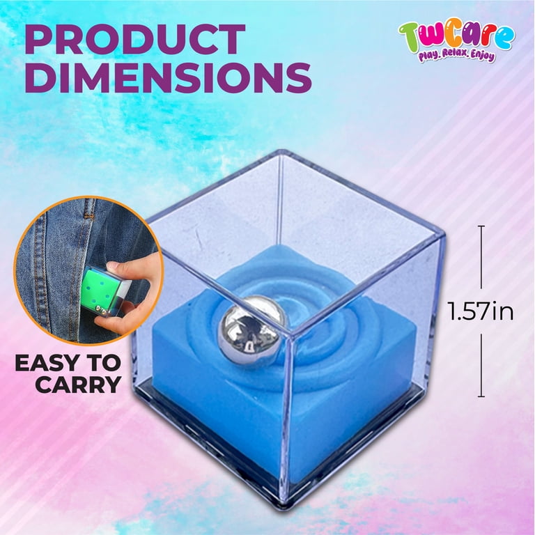 TwCare, Brain Teaser Puzzle Cubes, 24 Pack, Stress Relief Gift