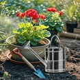 thumbnail image 5 of Gytml Watering Can For Plants, Stainless Steel Watering Cans With Removable Spout For Indoor Outdoor Gardening, Metal Water Can With Ergonomic Movable Handle Silver2-25X25X24cm, 5 of 5