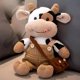 thumbnail image 2 of Muñeco de peluche de vaca lechera de dibujos animados de 26 cm, lindos animales de simulación de ganado, juguetes de peluche, suéter de peluche suave, almohada de vaca, regalos de cumpleaños para niña, 2 of 5