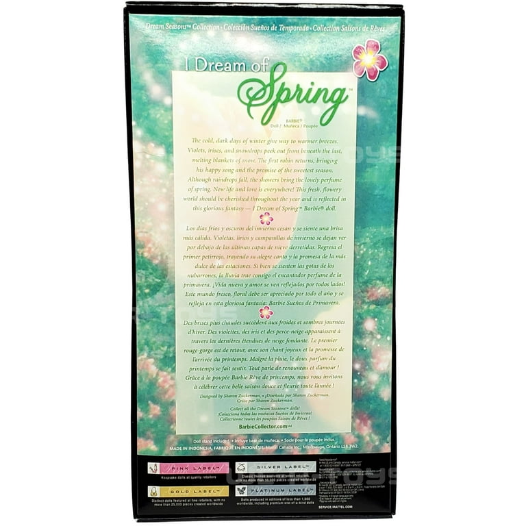 Barbie Doll - Silver Label - I Dream Of Spring - Dream Seasons