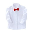 thumbnail image 1 of Nmmacb Chemise Habillée à Manches Longues pour Garçons, Col Boutonné, avec Cravate, 2-14 Ans, 1 of 8