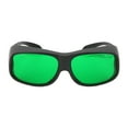 thumbnail image 3 of Anti  Eyeglasses, Fit Over Myopia Goggles Green Lens Wearproof  Protective Glasses  For Eye Protection Black, 3 of 8