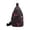 Red, variant on Fanshiluo Chest Bag Men's New Fashion Messenger Bag Lightweight Outdoor Sports Leisure Couple Shoulder Bag