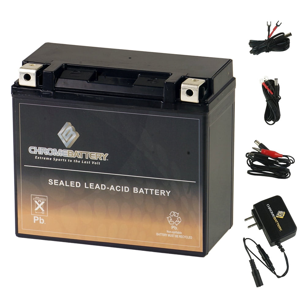 avec Pack Acide Motorize-Yuasa Batterie YTX 20 CH-BS sans Entretien AGM