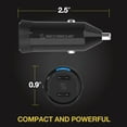 thumbnail image 3 of Scosche CPDCC40M-SP PowerVolt 40W Certified USB-C Dual Port Power Delivery Cigarette Lighter Adapter, 3 of 5